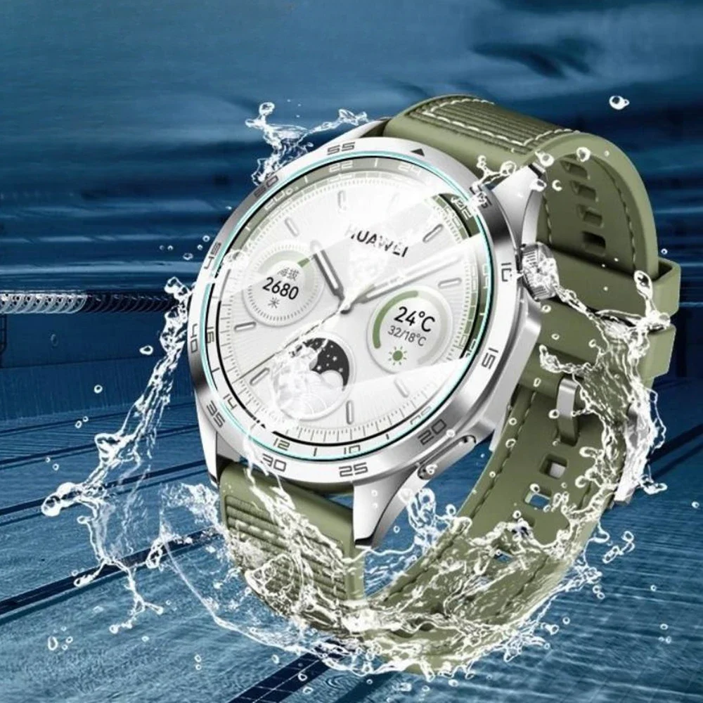 5 قطعة صلابة الزجاج المقسى لساعة هواوي GT 4 46 مللي متر 41 مللي متر المضادة للخدش فيلم حامي الشاشة لساعة هواوي GT4 اكسسوارات