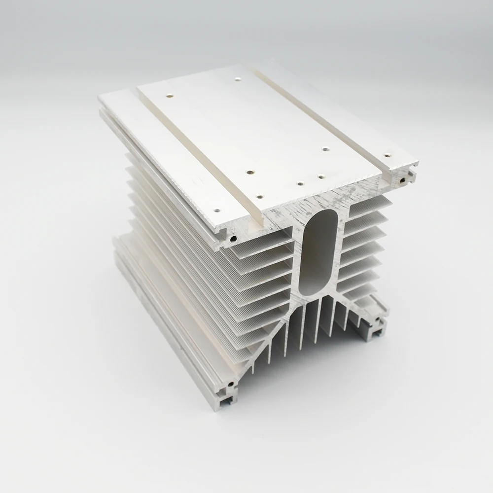 Three-phase SSR Aluminum Heat Sink  100A 150A 200A 300A 400A High Power Radiator DC to AC AC TO AC