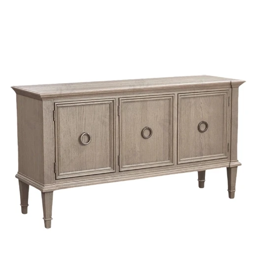 #American solid wood dining side cabinet North American Oak manor new cabinet American country style bucket cabi