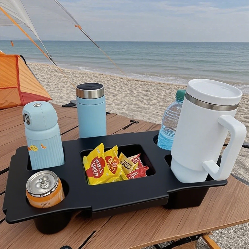 

EVA Storage Lid Waterproof Bag Top Phone Holder Multifunctional Bag Top Storage Tray 5 Compartment for Outdoor Beach