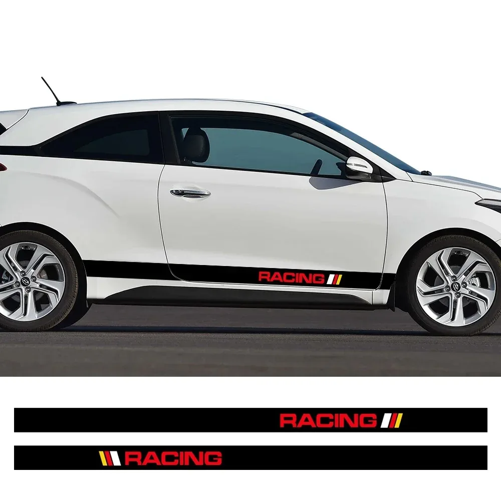 

2PCS Car Door Side Sticker Decor Decal Auto Accessories For Hyundai i20 WRC N Line 2009 2010 2011 2012 2017 2018 2022 2024