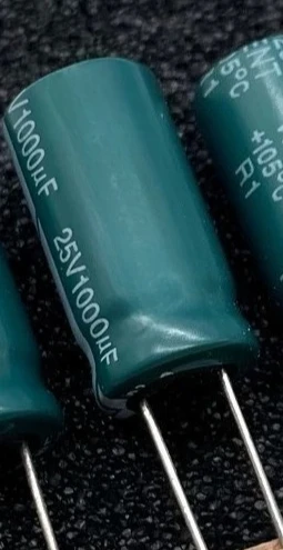For YST 1000uf 25v 25v1000uf high frequency, high temperature, aluminum electrolytic capacitor 10x20