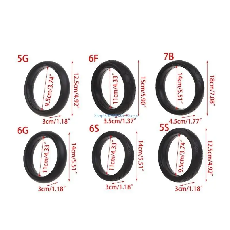 K9ff Conveniente Reemplazo neumáticos exteriores Tirela Tarela sin tubo Tapa Tarnica Animilla elástica Accesorios rueda