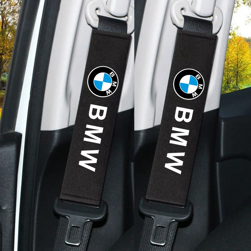 Car Neck Pillow Headrest Seat Belt Shoulder Strap Pad For BMW X3 X5 X6 F30 F34 F10 F20 G20 G30 G01 G02 G05 F15 F16 3 5 7 Series