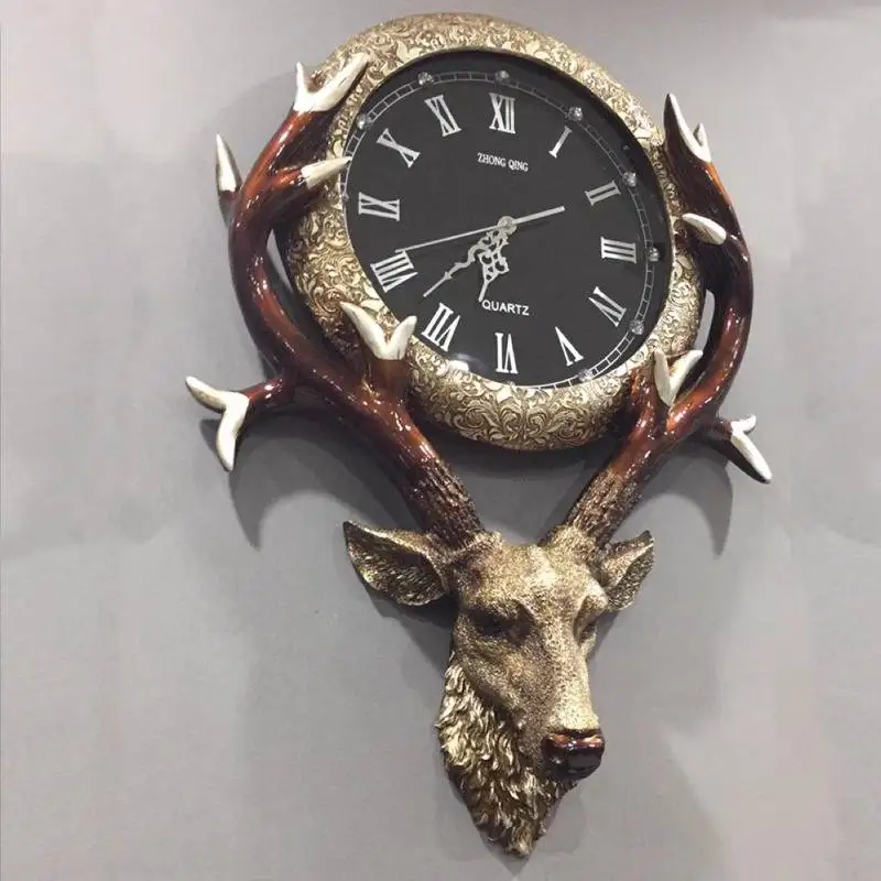 Vintage Kitchen Wall Clock Xl Roman Unusualhands Aesthetic Modern Luxury Wall Clock Room Decor Retro Montre Murale Home Decor
