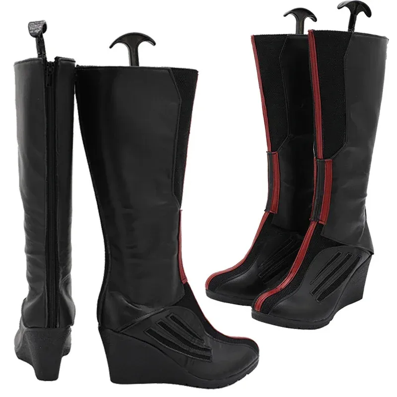

Scarlet Witch Cosplay Shoes Boots Halloween Costumes Accessory Movie Female Superhero Wanda Disguise Women Female Custom Made