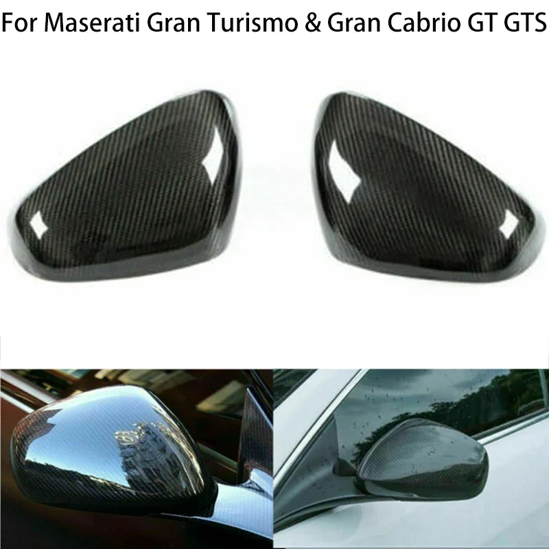 

Carbon Fiber Car RearView Side Mirror Covers For Maserati Quattroporte GranTurismo GT GranCabrio GC Side Mirror Cover Trim Cap