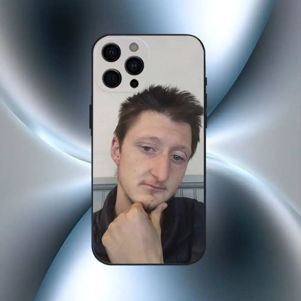 Funny D-Daniel Larson Meme Phone Case For iPhone 16,15,14,13,12,17,Pro Max,Plus Silicone Black Case