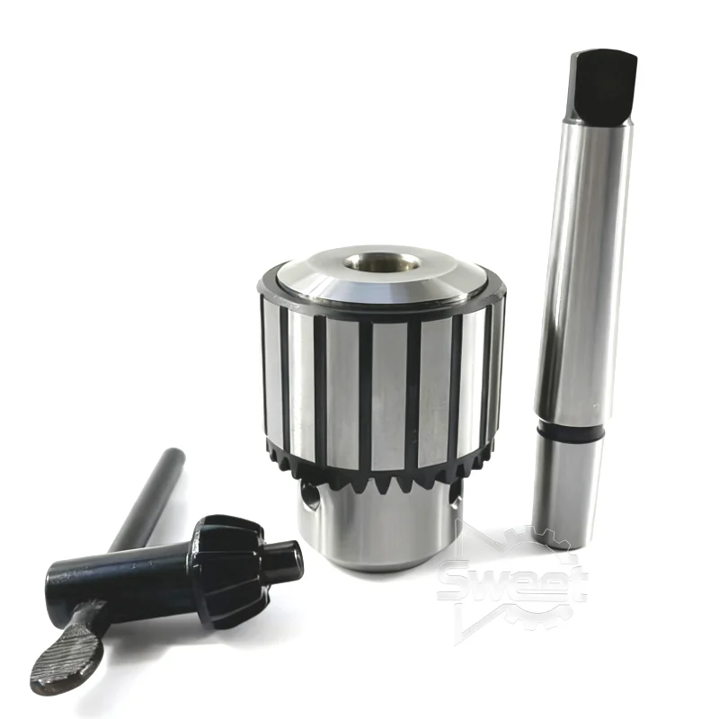 

Heavy-Duty 1-13mm B16 MT2-B16 Wrench Drill Chuck Set Universal Machine Tool Accessory Bench Drill/Hand Drill Chuck for Precision