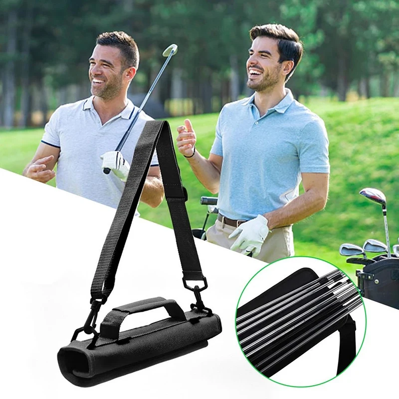 1 Máy Tính Mini Nylon Golf Túi Lái Xe Phạm Vi Du Lịch Tập Đánh Golf Ốp Lưng Với Dây Đeo Vai Có Thể Điều Chỉnh Golf Phụ Kiện