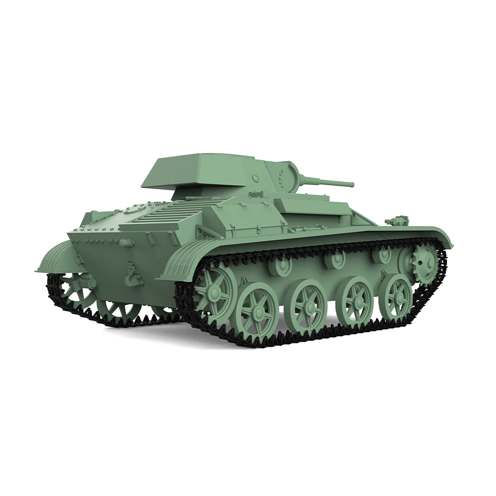 SSMODEL SS87602 1/87 HO escala ferrocarril modelo militar Kit tanque ligero soviético T-45