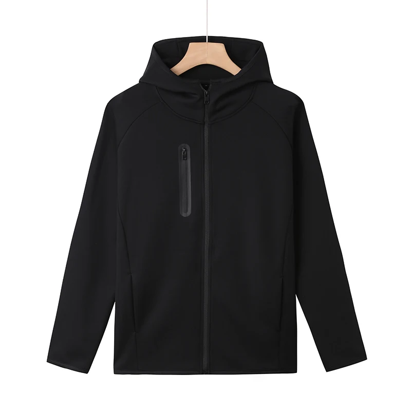 Men's And Women's Zipper Hoodie Custom LOGO Outdoor Sports Leisure Coat Running Training Clothes Work Clothes