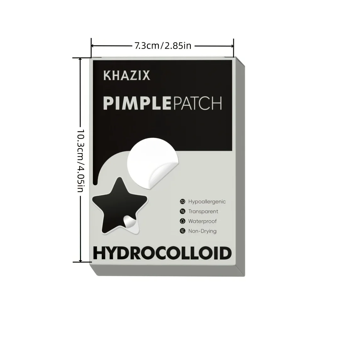 400 قطعة من رقع حب الشباب على شكل نجمة سوداء للبالغين من الجنسين - شرائط تنظيف فعالة للمسام، غير معطرة، خالية من الكحول، مقاومة للماء، لا #2