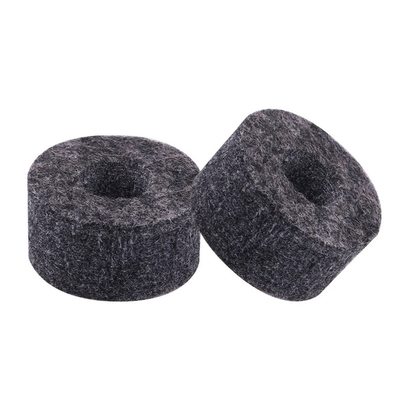 YD61 15mm Thick Felt Washers and Plastic Long Flanged Cymbal Sleeves Pack of 10