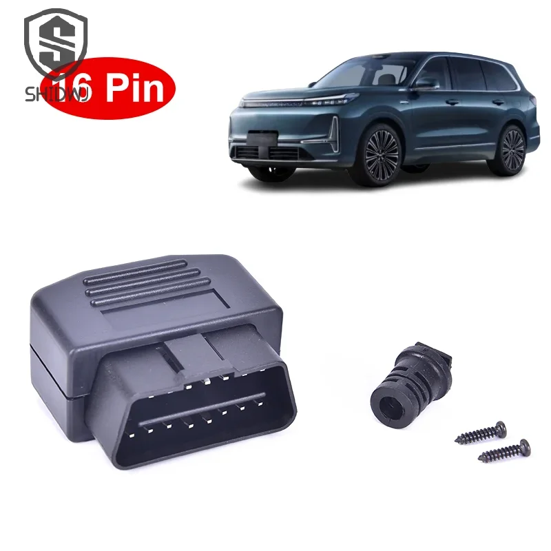 

1 шт. универсальный OBD 16-контактный штекерный кабель, разъем, адаптер, автоматический диагностический инструмент с винтом корпуса, оптовая продажа