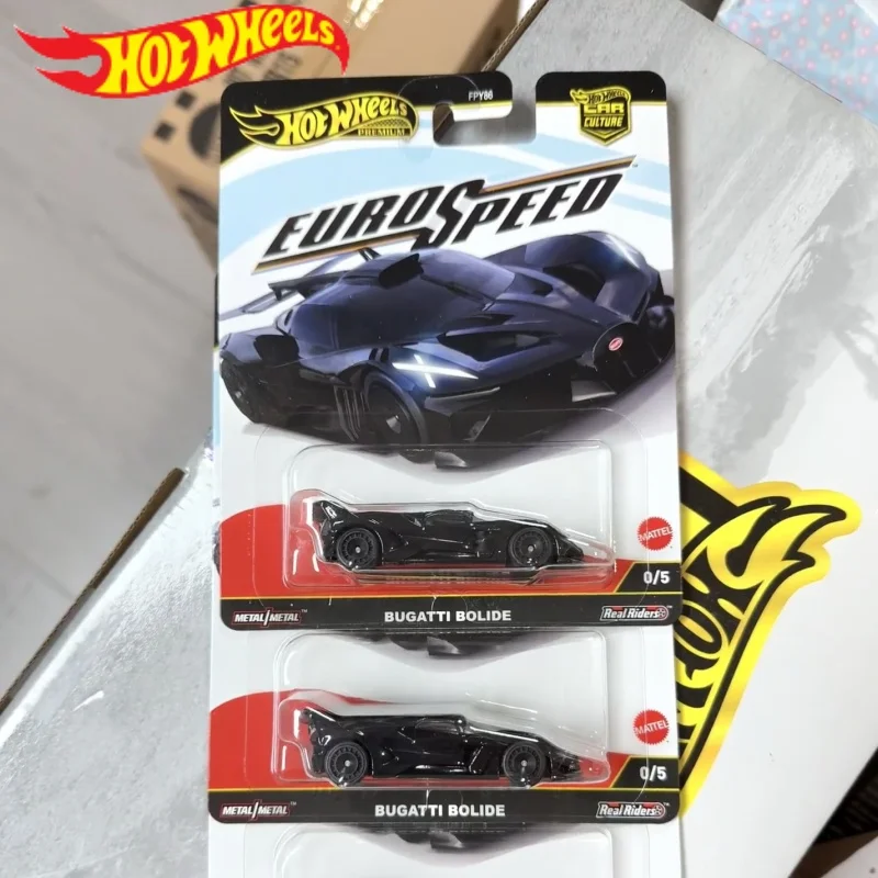 

Коллекционная модель автомобиля Hot Wheels Automotive Culture Hidden Model 0 European Speed Bugatti Bolide, масштаб 1:64, литая под давлением, подарок