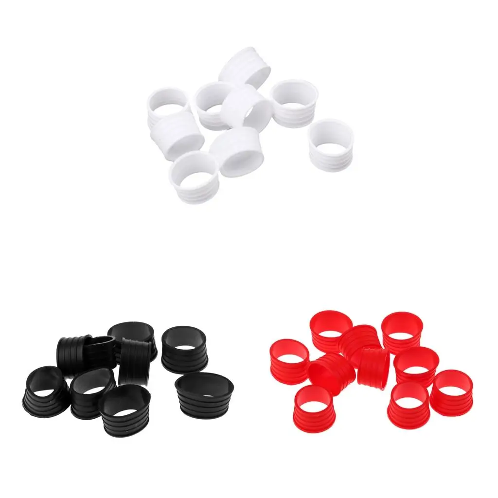 Elastic Tennis Grip Ring Durable Rubber Sweat Absorbing Anti Slip Wrap for Racket Handle Comfort