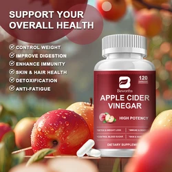 Beworths Apple Cider Vinegar Capsules for Women & Men Slimming Detox Weight Management Burning Fat ﻿Digestion Health