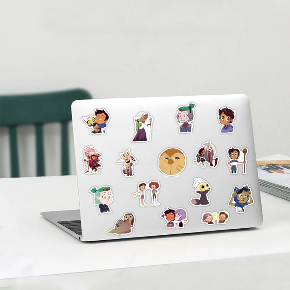 10/30/50 Con Hoạt Hình Disney Con Cú Nhà Miếng Dán Cho Đồ Chơi Trẻ Em Tự Làm Ván Trượt Nước Laptop nhựa PVC Dễ Thương Miếng Dán Đề Can Tặng