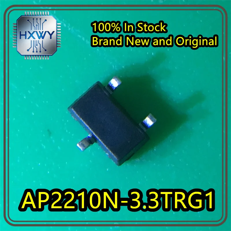 (50/200 Pieces) AP2210N-3.3TRG1 GH5 Linear Regulator Chip SOT23-3 Brand New Original Stock