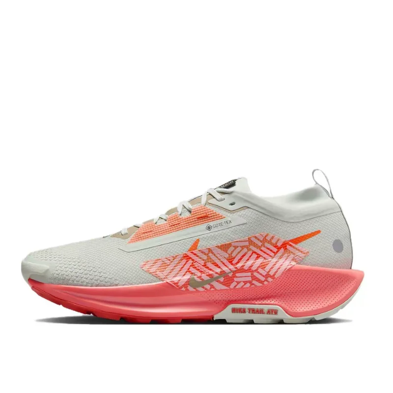 Nike Pegasus Trail 5 Supportive Stability Multi-Functional Comfortable Low-Top Running Shoes Men's Gray-Red FQ0908-004