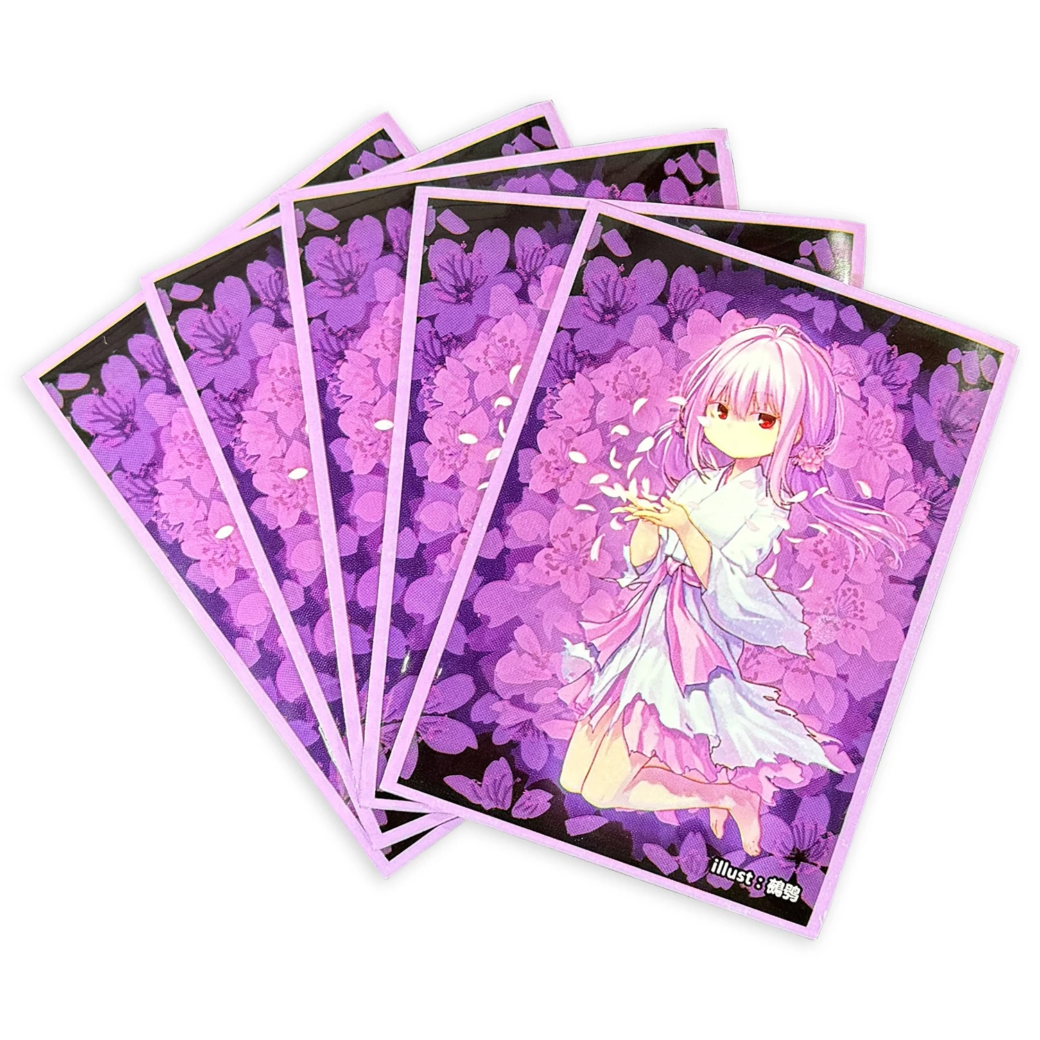 

60PCS/LOTBAG Anime TCG Card Sleeves 66x91mm Game Cards Protector Deck Protector for Card Cover for PKM/MGT Board Game