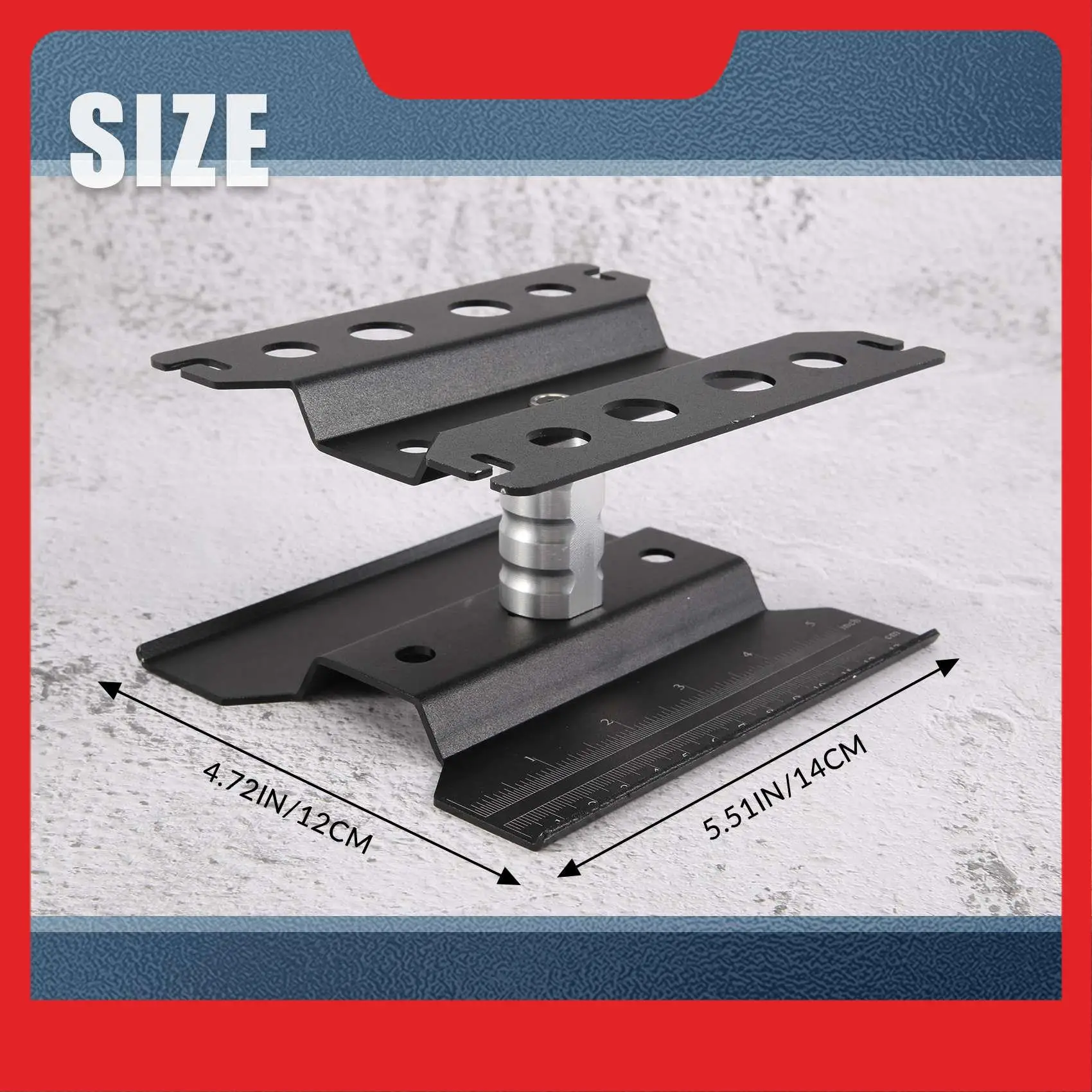 Metal RC Car Workstation Suporte de trabalho Reparação Rotação de 360 graus para modelos em escala 1/8 1/10 1/12 1/16