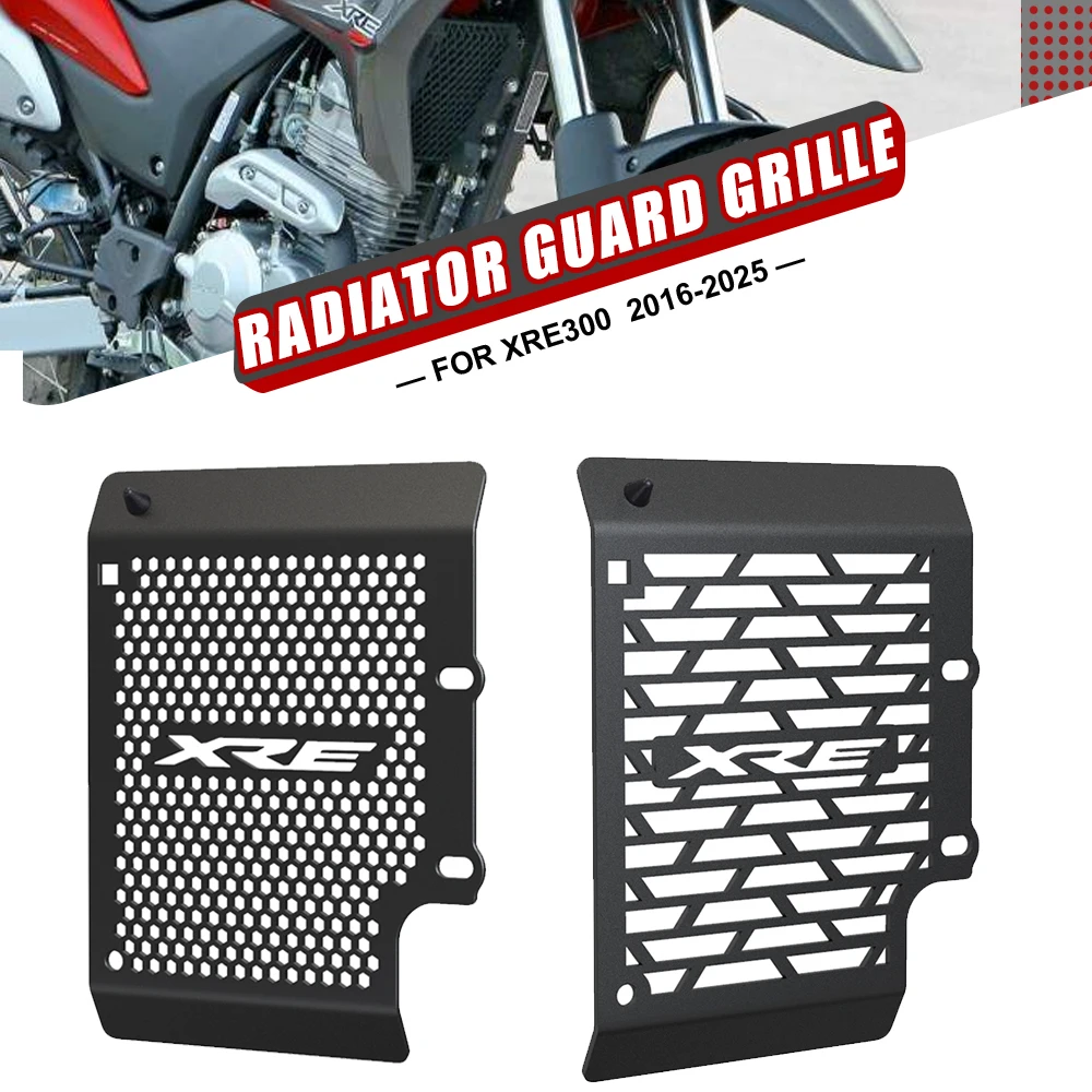 Motorcycle Radiator Grill Guard XRE 300 Engine Cooler Grill Protection Cover FOR Honda XRE300 2016-2019 2020 2021 2022 2023