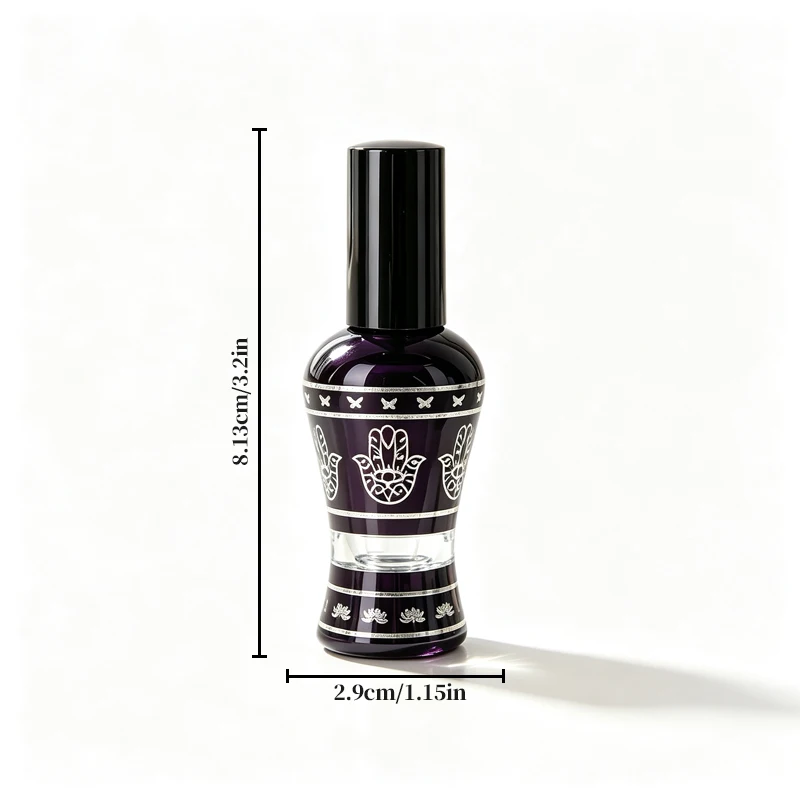 Perfume Bottle Glass 10ml Electroplating UV Tube Anodized Aluminum Spray Perfume Sub-bottling Lotion Moisturizing Spray Bottle