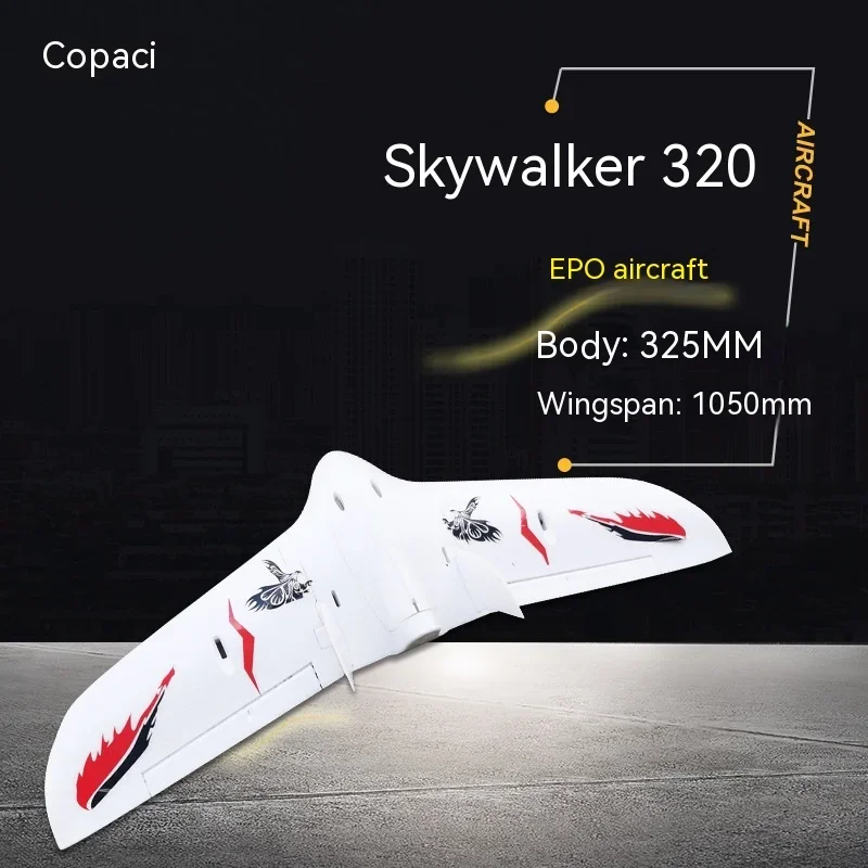 

Skywalker 320 Flying Wing Fpv Racing Aircraft Epo Crash Resistant Delta Wing Electric Remote Control Fixed Wing Model Aircraft