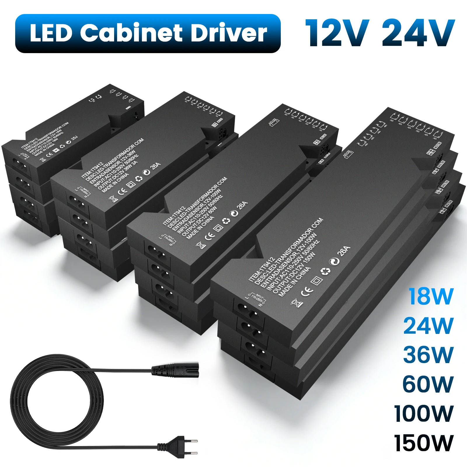 fonte-de-alimentacao-led-para-armarios-com-cabo-eu-us-uk-au-ac110-250v-para-dc-12v-24v-18w-24w-36w-60w-100w-150w-transformadores-de-iluminacao