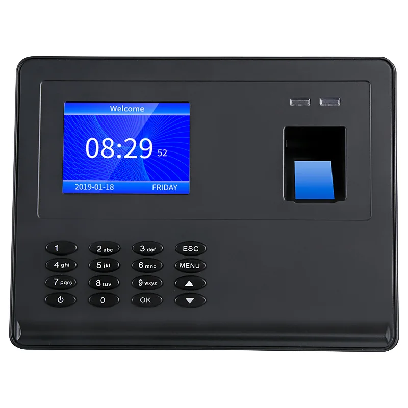 F02H Office Fingerprint Attendance Password Unlock Voice Prompt Without Software UDisk FAT32 Format Direct Export EXCEL Report