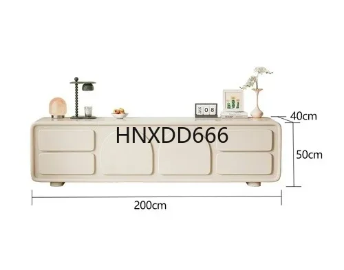 Retro TV Cabinet Living Room Home Floor Cabinet Advanced TV Stand Storage Cabinet Integrated