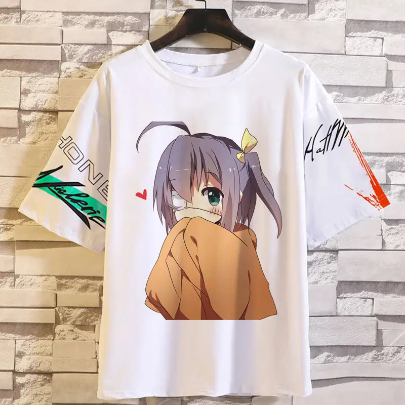 

Anime Game Chuunibyou Also Needs To Fall In Love Little Bird Tour Rikka Merchandise Short Sleeve T-Shirt Loose Summer Clothing