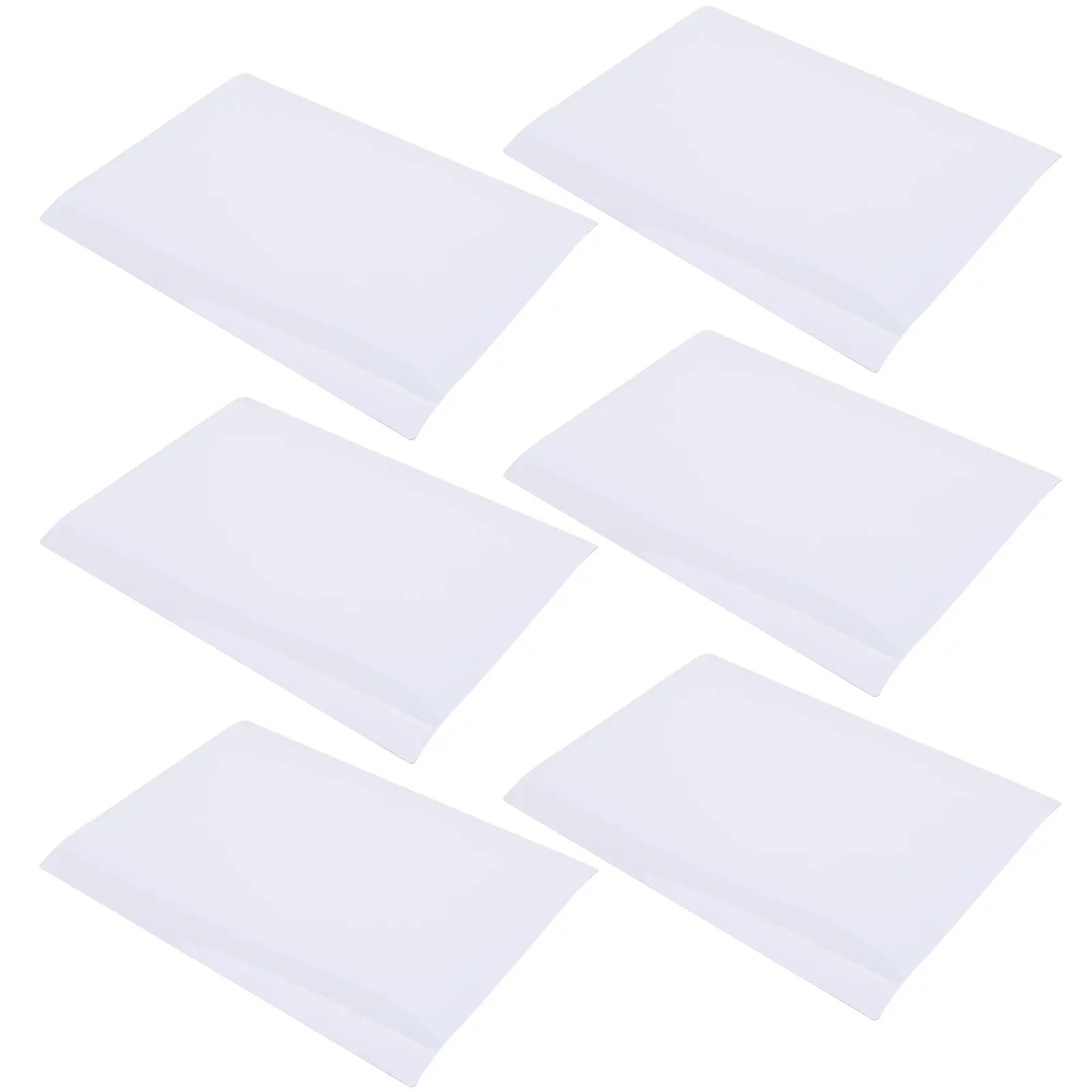 

6pcs A5 Magnetic Dry Erase Whiteboard Round Corner Reusable Pad Office Home School Schedule Memos