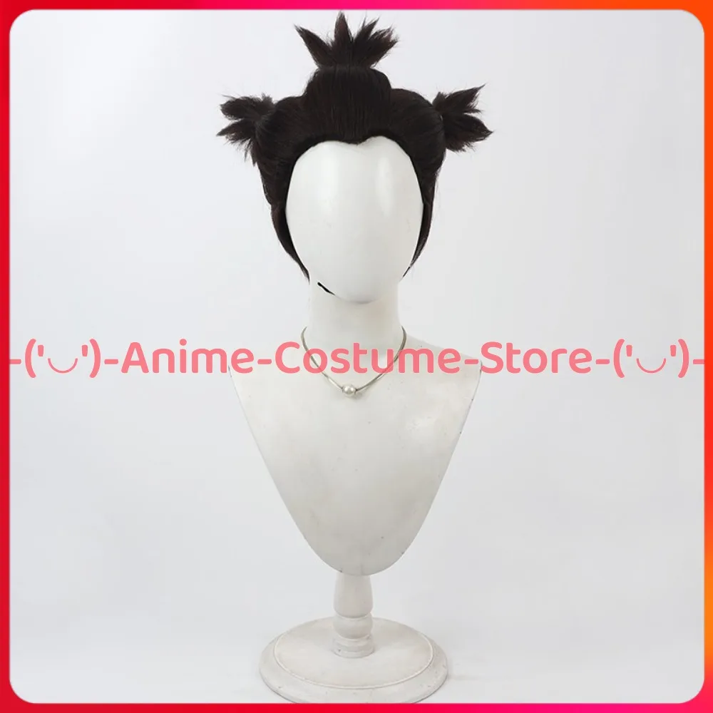 Nezha Shen Xiaobao Cosplay Wig Anime Game Character Halloween Carnival Party Costume Wigs Heat Resistant Synthetic Hair