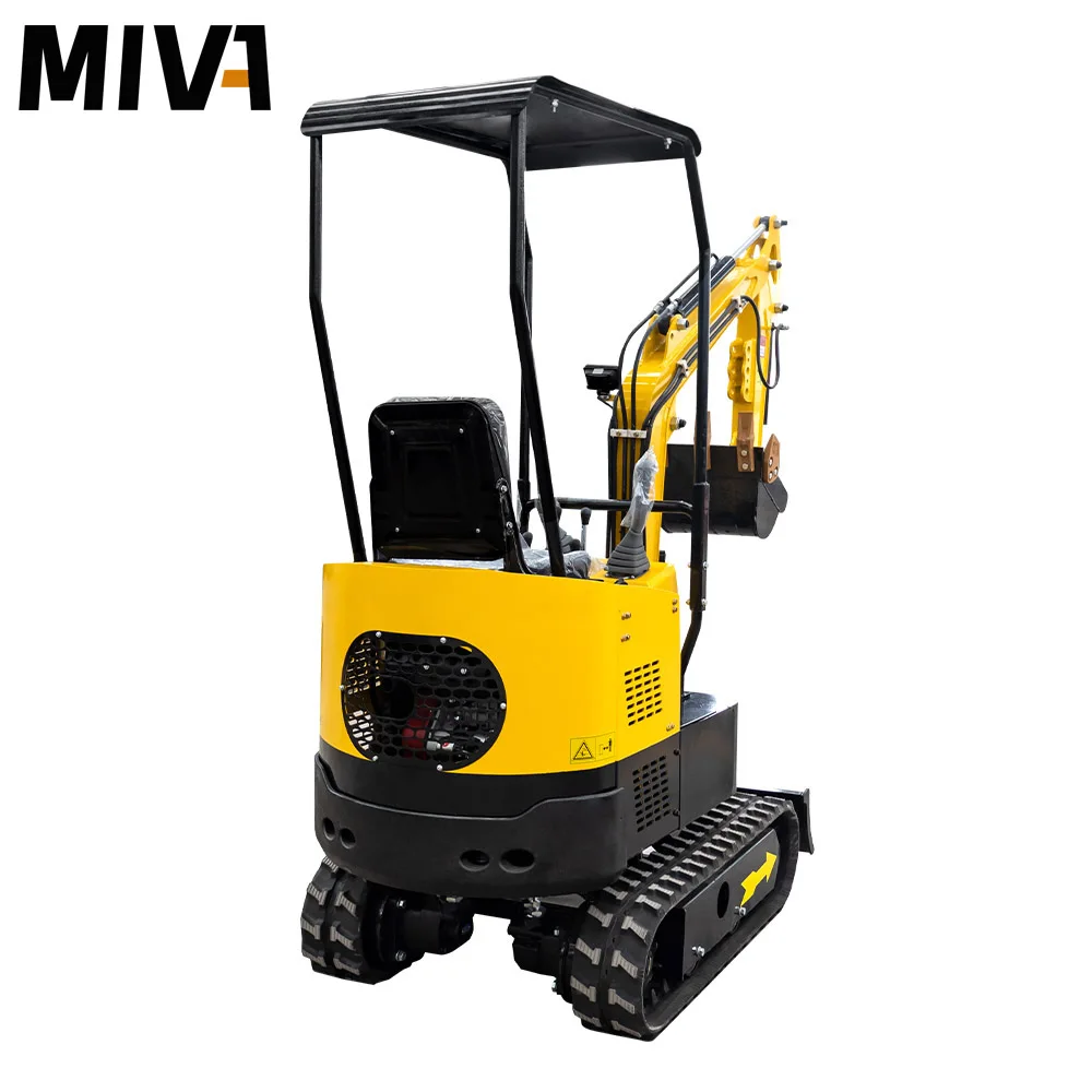 Hot Sale Compact Strong Mini Excavator 1 Ton 2 Ton Backhoe Digger Tracked Pelle EPA Engine Customized Chinese Mini Excavator