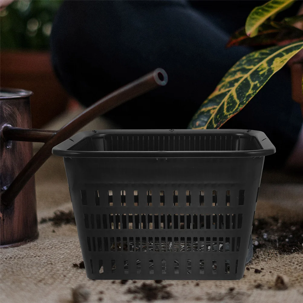 

8 шт. корзины для гидропонной посадки, пластиковые сетчатые чашки для внутренних водных орхидей, контроль корней, подходят для балкона, сада, цветов