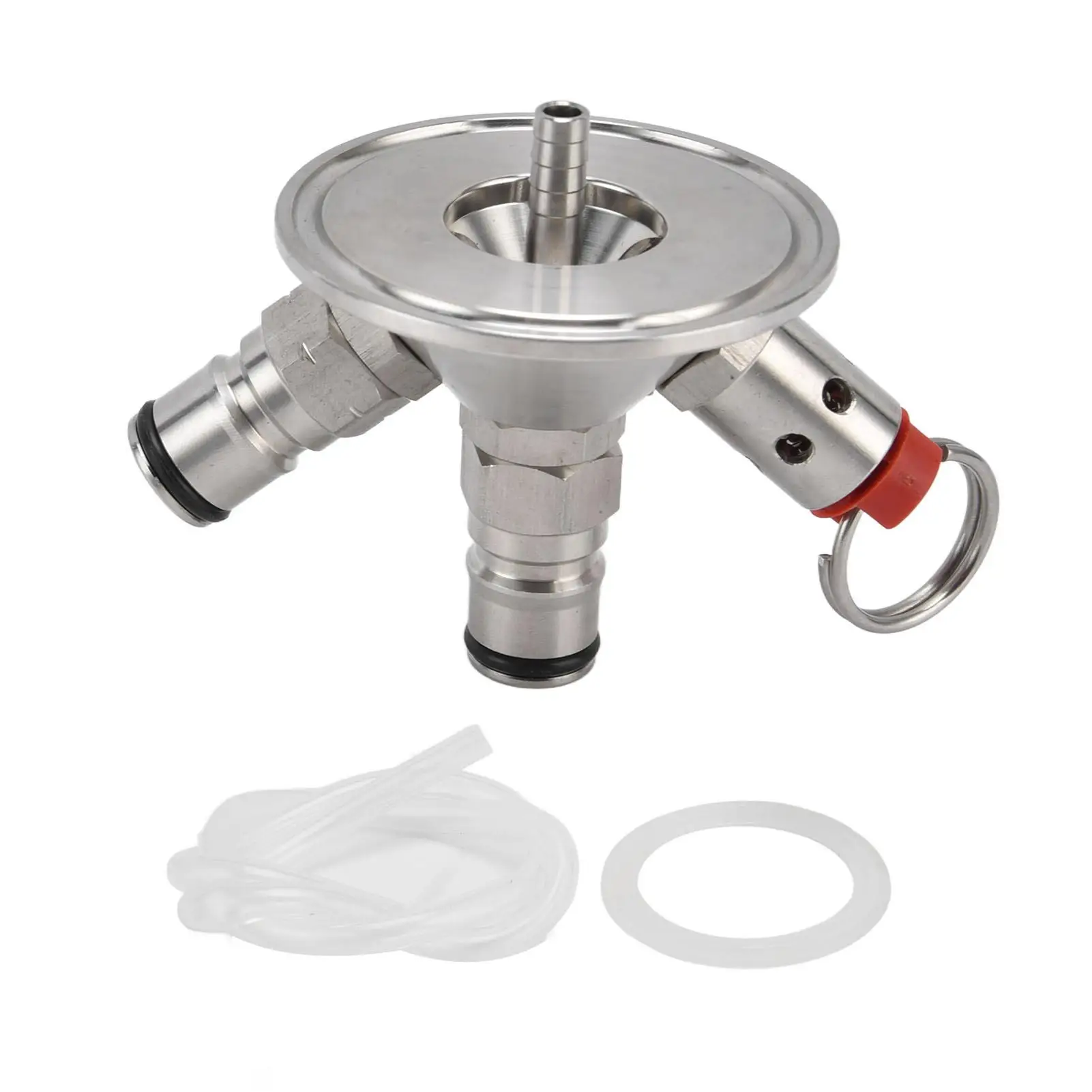 

Automatic Beer Keg Pressure Relief Spear with Hose for home for brewing