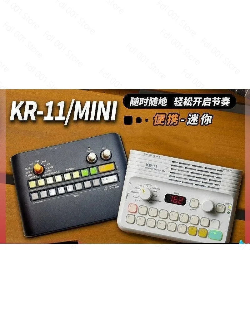 Mini Portable Speaker for KR-11/Mini Rhythm Drum Machine - Automatic Accompaniment Practice Metronome