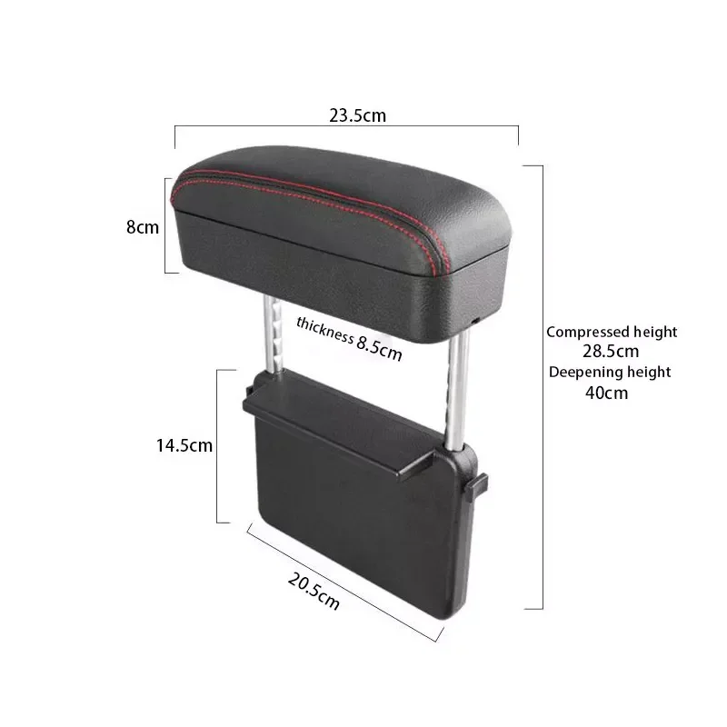 

Universal Car Armrest Box Elbow Support Adjustable Car Center Console Arm Rest Car Styling Auto Seat Gap Organizer Arm Rest