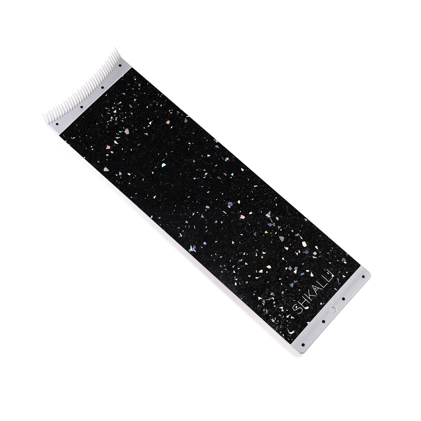 Professionelles Leichtgewicht-Highlighting-Werkzeug SHKALLI Kohlefaser-Haarbrett mit eingebetteten Glitzerpartikeln und Kammzähnen – Detail 8