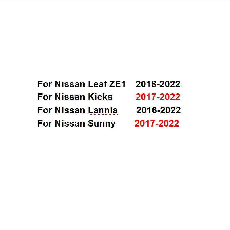 For Nissan Sunny Lannia Leaf ZE1 Kicks 2018 -2022 Exterior Accessories Rearview Mirror Caps Protective Cover Trim