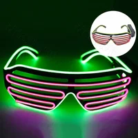 LED Wireless Glow-in-the-dark Glasses, Neon Twinkling Sunglasses, Suitable for Halloween, Christmas, Carnival Party 2