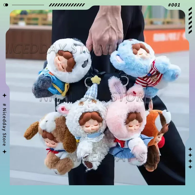 Pendent Plush Doll Wendy Zoo School Blind Box Anime Figure Cute Fluffy Straddle Doll Figure Mysterious Home Decor Kids Gifts Toy