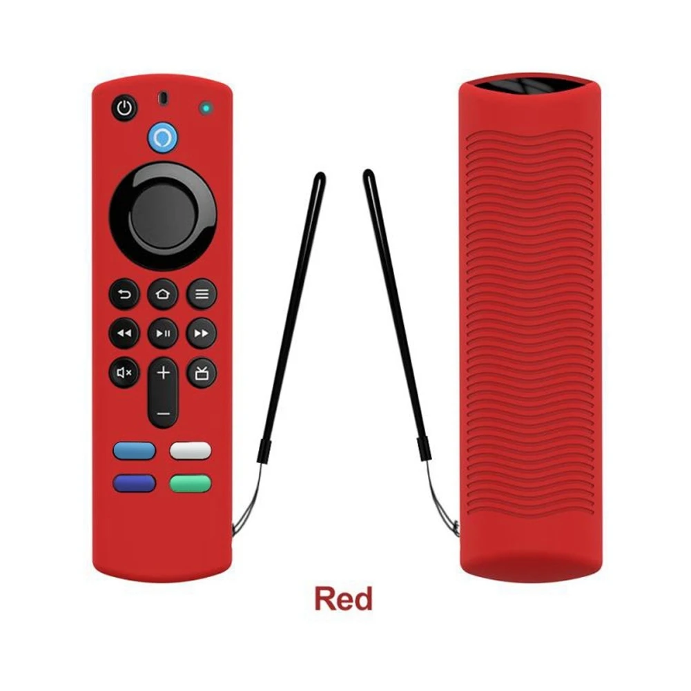 AED6-Silicone Remote Control Cover For Fire TV Stick 4K 3Rd Gen 3Rd Generation Anti-Slip Remote Protector Case