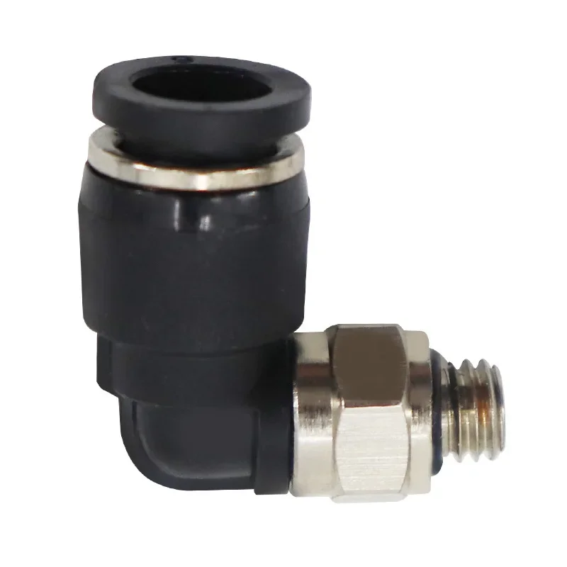 10pcs PL Elbow & PC Straight Mini Pneumatic Fitting PL4-M3 M6 PC6-M5 M6 Micro Air Tube Quick Connection Joint