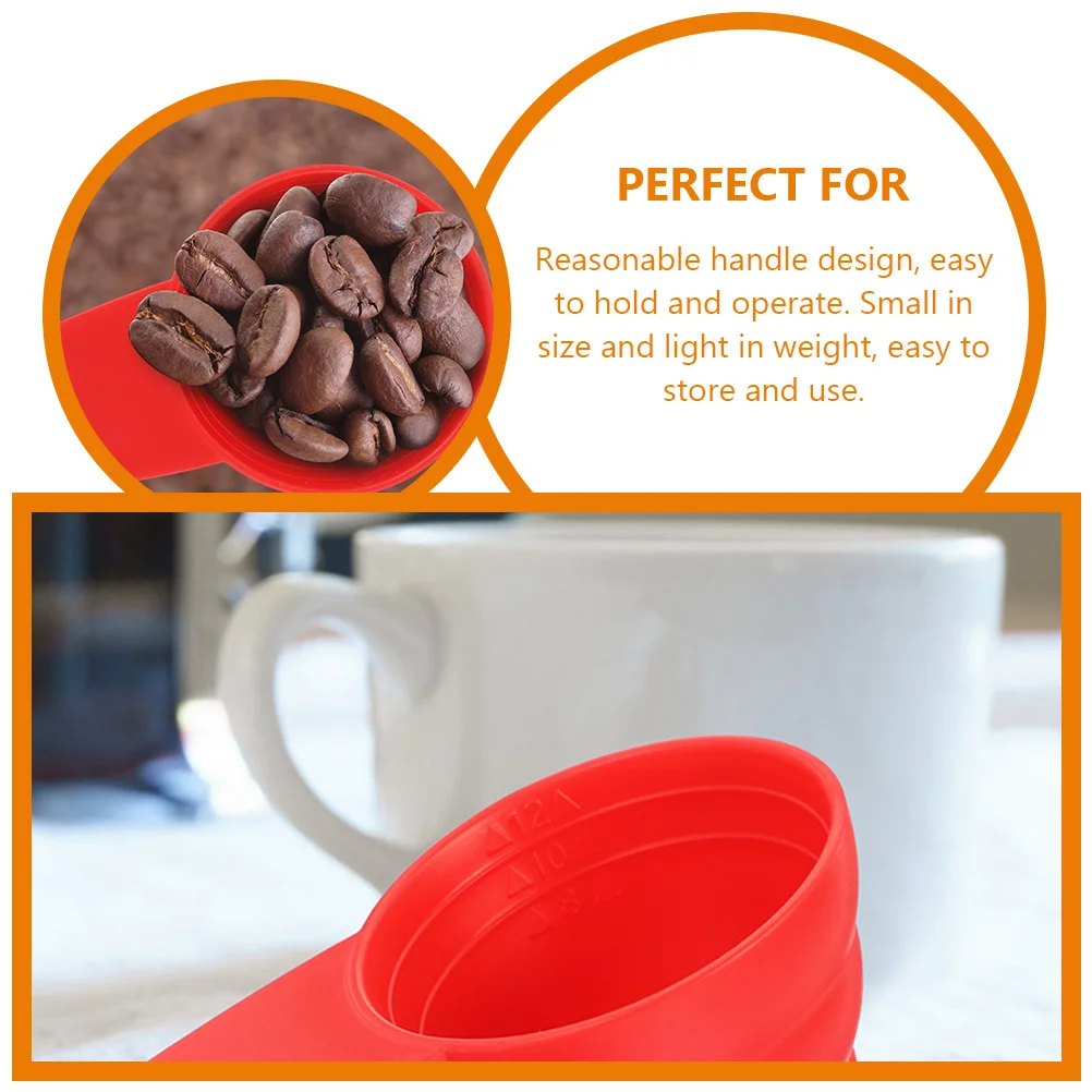 

6pcs Measuring For Coffee Tea Multi-Function Kitchen Scoop Lightweight Tool Sugar Salt Spices Baking