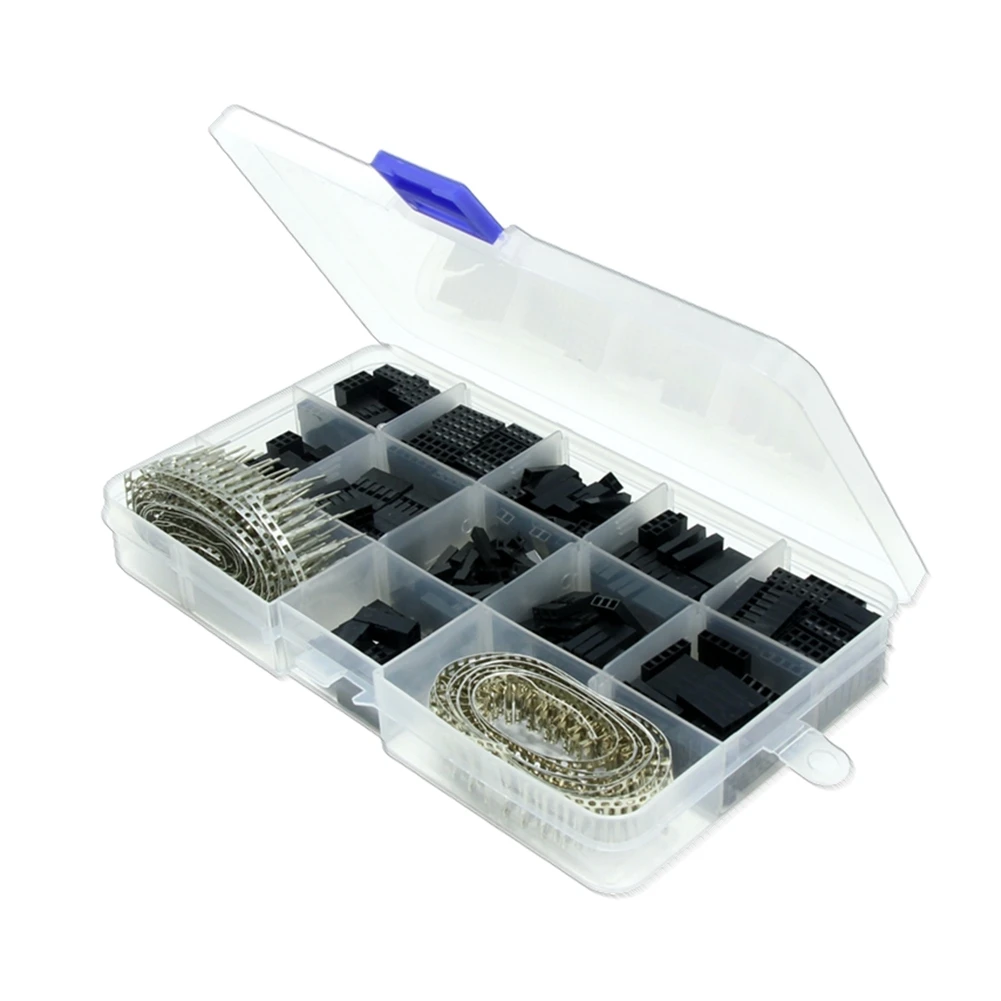 Conector de piezas de 620mm, Kit de carcasa de Pin de Cable de puente, pines de crimpado macho + conector de Pin hembra