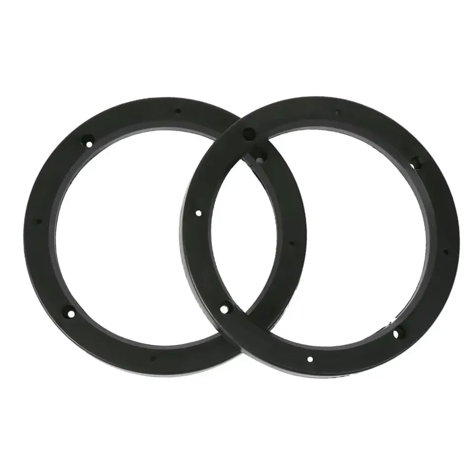 2Pcs Speaker Spacer Pad Adapter 6.5 Inch Plastic Fitting Audio Anti-Slip Autoradio Speaker Pakking Spacers for Auto Accessoires